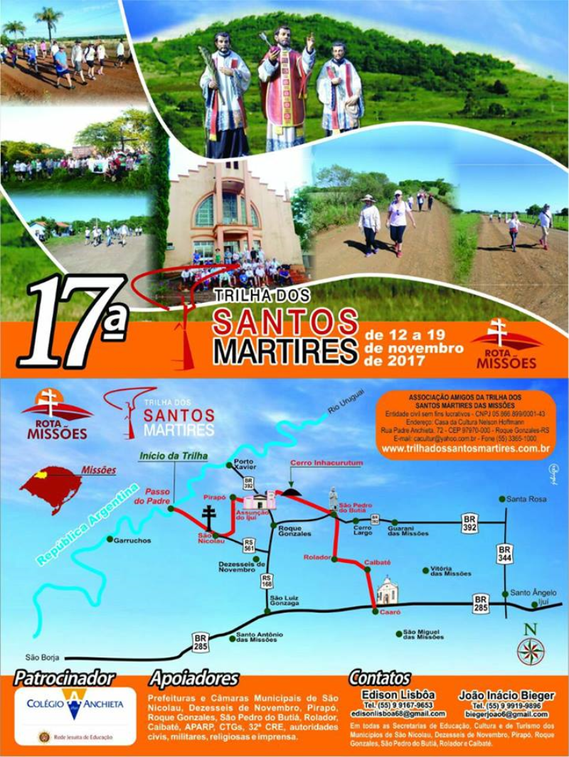 17ª TRILHA DOS SANTOS MÁRTIRES